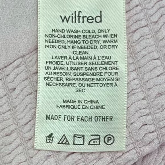 Aritzia Wilfred Novella Pink Smocked Crop Top Puff Sleeve Size S - Picture 10 of 12